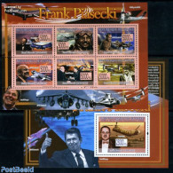 Guinea, Republic 2008 Frank Piasecki 7v (2 S/s), Mint NH, Transport - Helicopters - Aircraft & Aviation - Hélicoptères