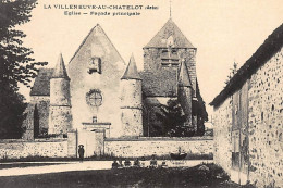 LA VILLENEUVE-au-CHATELOT : Eglise, Facade Principale - Tres Bon Etat - Autres & Non Classés