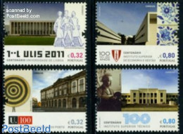 Portugal 2011 Universities 4v, Mint NH, Science - Education - Art - Architecture - Nuevos