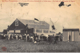BRIENNE-le-CHATEAU : Les Fetes D'inauguration De La Station D'aviation Militaire 17 Juillet 1913 Un Beau Vol - Etat - Other & Unclassified