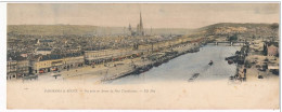 Carte Panoramique - ROUEN - Vue Prise En Amont Du Pont Transbordeur (28x11) - Très Bon état - Rouen