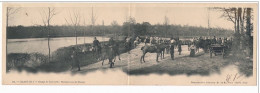 Carte Panoramique - CHANTILLY - Etangs De Commelle, Rendez-vous De Chasse (28x9) - Très Bon état - Chantilly