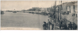 Carte Panoramique - BOULOGNE SUR MER - L'Avant-Port (28x11) - Très Bon état - Boulogne Sur Mer