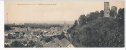 Carte Panoramique - MONTFORT L'AMAURY - Panorama De La Ville Et Des Ruines (28x11) - Très Bon état - Montfort L'Amaury