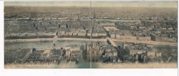 Carte Panoramique - LYON - Panorama Pris De Fourvière (28x11) - état - Autres & Non Classés
