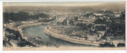 Carte Panoramique - LYON - Panorama Pris Du Restaurant Gay (28x11) - état - Autres & Non Classés