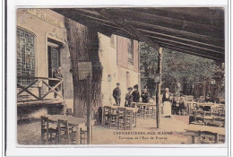 CHENNEVIERES-sur-MARNE : Terrasse De L'ecu De France (toillée) - Tres Bon Etat - Chennevieres Sur Marne