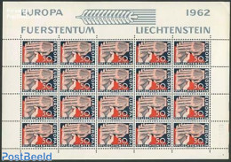 Liechtenstein 1962 Europa 1v, M/s, Mint NH, History - Europa (cept) - Nuevos