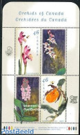 Canada 1999 China/orchids S/s, Mint NH, Nature - Flowers & Plants - Orchids - Philately - Unused Stamps