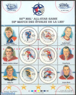 Canada 2000 All Star Game 6v M/s, Mint NH, Sport - Ice Hockey - Sport (other And Mixed) - Unused Stamps