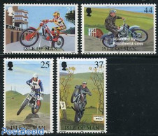Isle Of Man 1997 Motor Trial Games 4v, Mint NH, Sport - Transport - Sport (other And Mixed) - Motorcycles - Motorräder