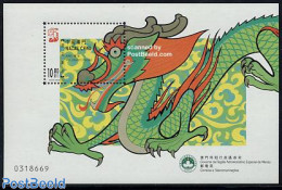 Macao 2000 Year Of The Dragon S/s, Mint NH, Various - New Year - Unused Stamps