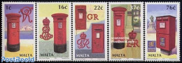 Malta 2004 Letter Boxes 5v, Mint NH, Mail Boxes - Post - Correo Postal