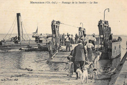 MARENNES : Passage De La Seudre, Le Bac, Toillée - Tres Bon Etat - Marennes