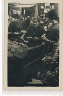 CARTE PHOTO A LOCALISER : Paris(?) Marché - Tres Bon Etat - Foto