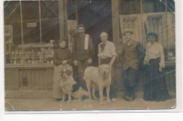 CARTE PHOTO A LOCALISER : Paris(?) Epicerie, Dubonnet - Etat - Fotos