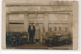 CARTE PHOTO A LOCALISER : Biere Paillette, Ancienne Maison Daney - Etat - Photos