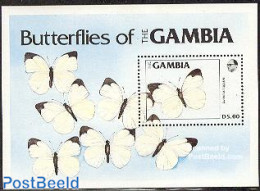 Gambia 1984 Butterflies S/s, Mint NH, Nature - Butterflies - Gambia (...-1964)