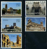 Spain 2012 All In Lorca 5v S-a, Mint NH, Religion - Churches, Temples, Mosques, Synagogues - Art - Castles & Fortifica.. - Ungebraucht