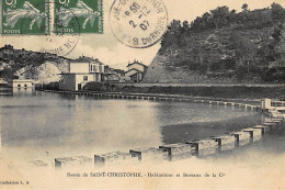 SAINT-HRISTOPHE : Bassin De Saint-christophe, Habitations Et Bureaux De La Cie - Tres Bon Etat - Other & Unclassified