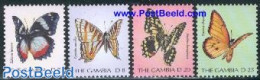 Gambia 2000 Definitives, Butterflies 4v, Mint NH, Nature - Butterflies - Gambie (...-1964)