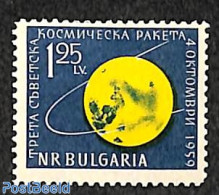 Bulgaria 1960 Lunik 3 1v, Mint NH, Transport - Space Exploration - Nuovi