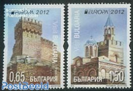 Bulgaria 2012 Europe 2v, Mint NH, History - Religion - Various - Europa (cept) - Churches, Temples, Mosques, Synagogue.. - Nuovi