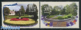 Iceland 2012 Gardens 2v, Mint NH, Nature - Flowers & Plants - Gardens - Unused Stamps
