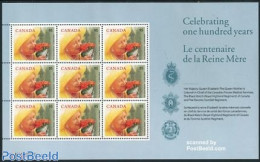 Canada 2000 Queen Mother M/s, Mint NH, History - Kings & Queens (Royalty) - Ungebraucht