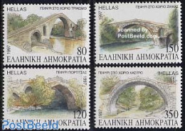 Greece 1997 Macedonian Bridges 4v, Mint NH, Art - Bridges And Tunnels - Ungebraucht