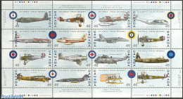 Canada 1999 Air Force 16v M/s, Mint NH, History - Transport - Militarism - Aircraft & Aviation - Ungebraucht