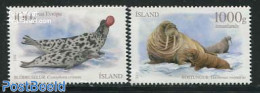 Iceland 2012 Sea Mammals 2v, Mint NH, Nature - Sea Mammals - Unused Stamps