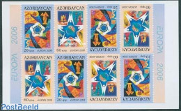 Azerbaijan 2006 Europa 2x4v In Booklet, Mint NH, History - Science - Europa (cept) - Computers & IT - Stamp Booklets - Informática
