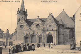 PLESTIN LES GREVES : L'église (la Bretagne En Zig Zag) - Très Bon état - Plestin-les-Greves