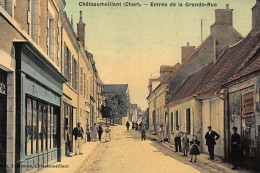 CHATEAUMEILLANT : Entrée De La Grande Rue (toillée) - Très Bon état - Châteaumeillant