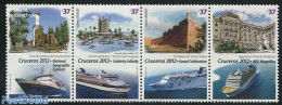 Uruguay 2012 Cruise Ships 4v [:::], Mint NH, Transport - Ships And Boats - Boten