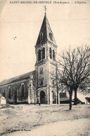 SAINT MICHEL DE DOUBLE : L'église - Bon état (un Coin Plié) - Autres & Non Classés