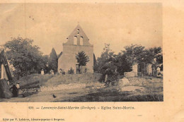 LAMONZIE SAINT MARTIN : église Saint Martin - Très Bon état - Otros & Sin Clasificación