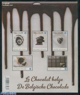 Belgium 2013 Belgian Chocolate 5v M/s, Mint NH, Health - Various - Food & Drink - Other Material Than Paper - Scented .. - Unused Stamps