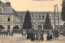 GUERET : Le Lycée - état (un Coin Plié) - Guéret