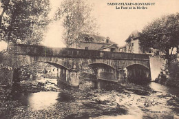 SAINT SYLVAIN MONTAIGUT : Le Pont De La Rivière - Très Bon état - Autres & Non Classés