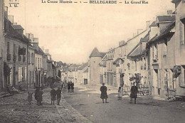 Bellegarde : La Grand'rue (la Creuse Illustrée) - Très Bon état - Bellegarde