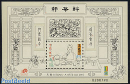 Macao 2000 Tea Ceremony S/s, Mint NH, Health - Food & Drink - Unused Stamps