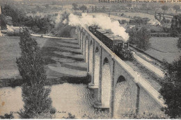 SABLE-sur-SARTHE : Passage D'un Train Sur Le Viaduc - Tres Bon Etat - Sable Sur Sarthe