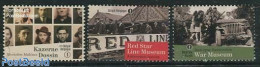 Belgium 2013 Museums 3v, Mint NH, History - Militarism - World War II - Art - Museums - Unused Stamps