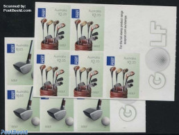 Australia 2011 Golf 2 Foil Booklets, Mint NH, Sport - Golf - Stamp Booklets - Ungebraucht