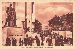 75-PARIS EXPOSITION INTERNATIONALE 1937 PAVILLON DE L Allemagne-N°T5318-E/0241 - Tentoonstellingen