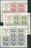 Malta 1973 Europa 3 M/ss, Mint NH, History - Europa (cept) - Malte