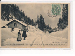 De MOREZ à ST-LAURENT : Une Gare En Forêt Au Col De La Savine - Très Bon état - Other & Unclassified