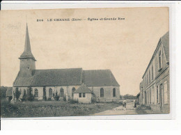 LA CHESNE : Eglise Et Grande Rue - Très Bon état - Other & Unclassified